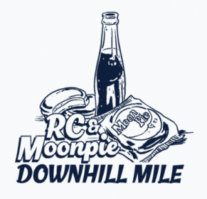 RC and Moonpie Downhill Mile logo