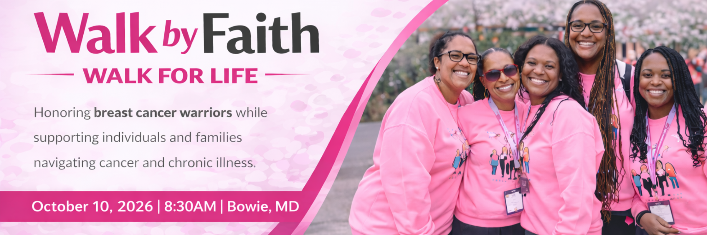 Walk By Faith Breast Cancer Walk for Life