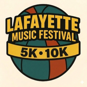 Lafayette Music Fest -5K - 10K logo