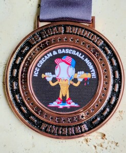 Ice Cream & Baseball Month Virtual 5K, 10K, 13.1M, & 26.2M (July ) logo