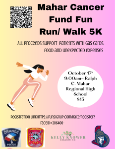 Mahar Cancer Fund Fun Run 5K logo