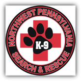 GET LOST  5k with Northwest PA K9 Search and Rescue logo