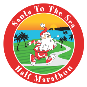 Santa To The Sea 1/2 Marathon, 1/4 Marathon & 5K logo
