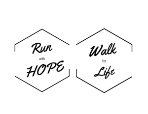 Run with Hope | Walk for Life logo