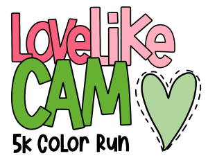 2025 Love Like Cam 5k Color Run logo