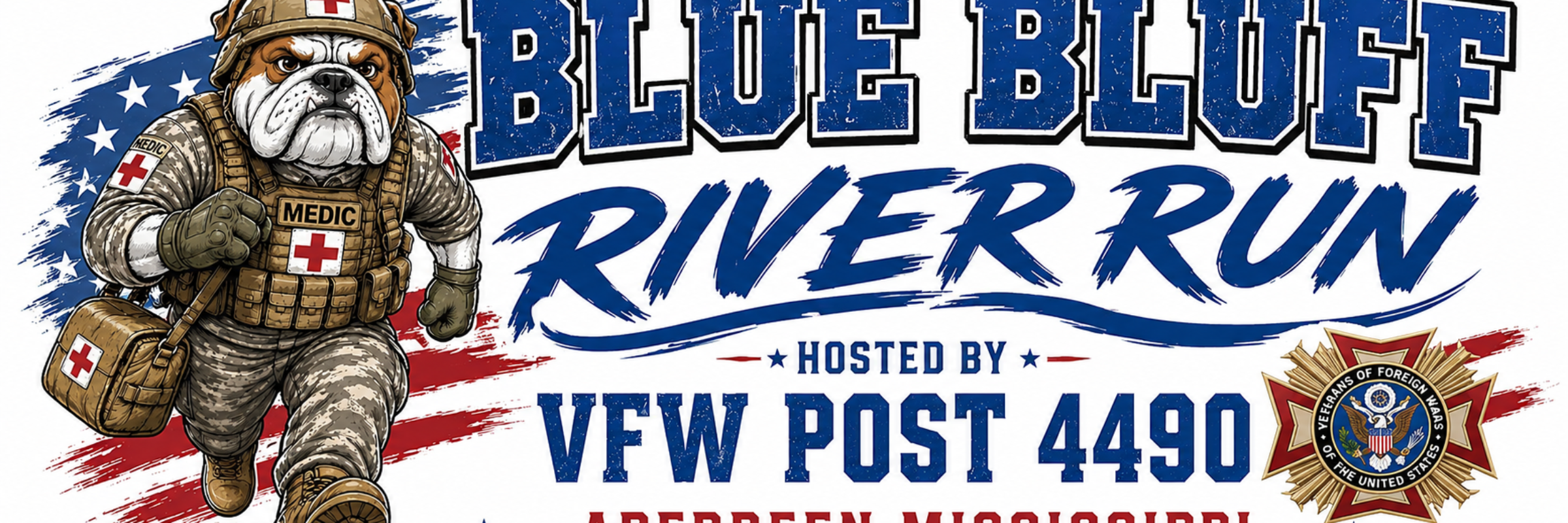 Blue Bluff River Run w VFW 4490 Aberdeen 5K