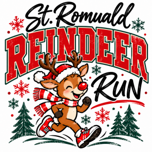 St. Romuald Reindeer Run logo