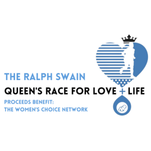 The Ralph Swain Queen's Race for Love & Life logo