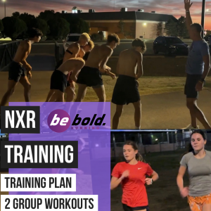 be bold. Running Nxr Training logo