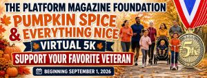 Pumpkin Spice & Everything Nice Virtual 5K logo