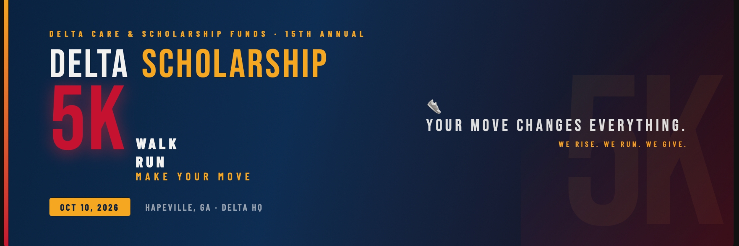 Delta Scholarship Fund 5K Run/Walk and Fun Run