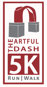 The Artful Dash 5K logo