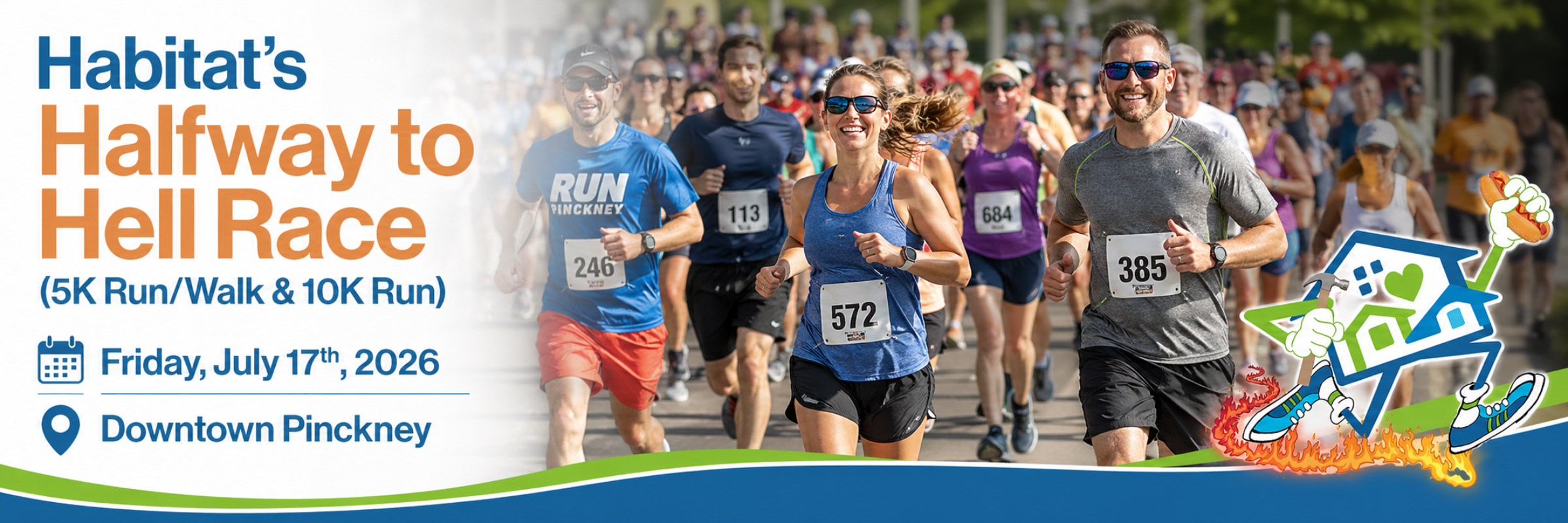 Habitat's Halfway to Hell Race (5K Run/Walk & 10K Run)