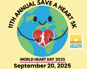 12th Annual Save A Heart Hybrid 5K logo