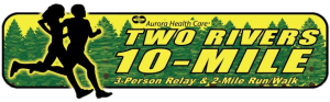 Aurora Health Care Two Rivers 10-Mile, 3-Person Relay, 2-Mile Run/Walk, & 1/3 Mile Kids' Run logo