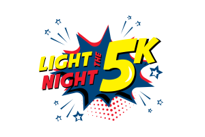 Light the Night 5K: Superhero Walk/Run Grayson County Edition logo