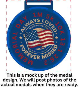 2026 Memorial Day 1M 5K 10K 13.1 26.2 logo