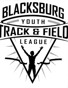 Blacksburg Youth Track and Field League logo