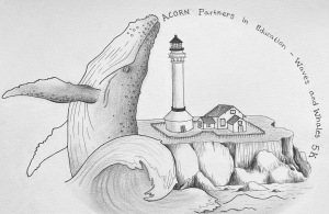 Waves & Whales 5K Trail Run logo