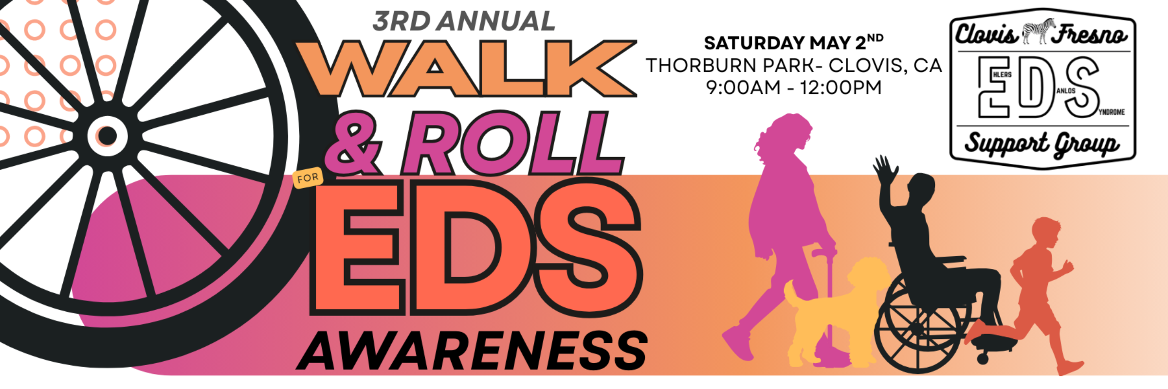 3rd Annual Walk & Roll for EDS Awareness: Central Valley