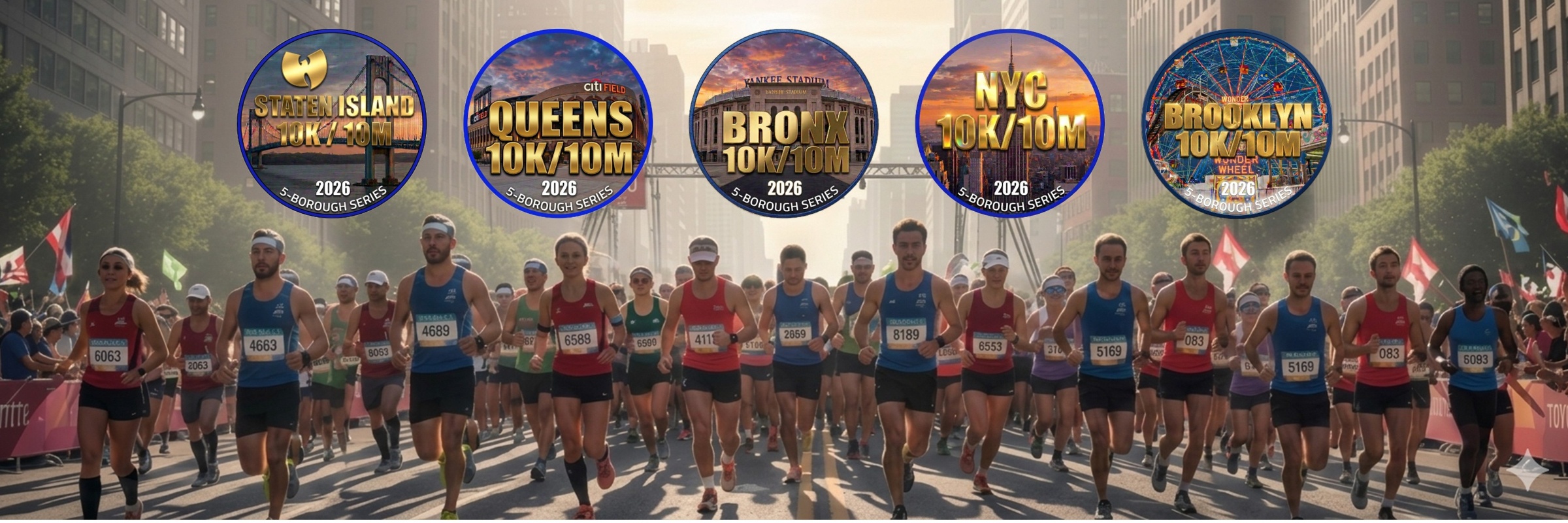 The JURCs 2026 10K/10M 5-Borough Series