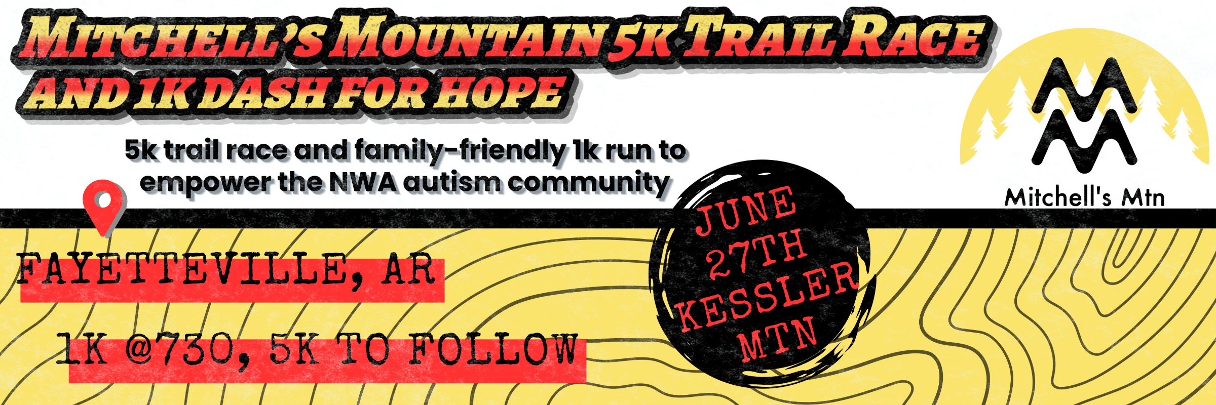 Mitchell's Mountain 5k Trail Race + 1k Dash for Hope