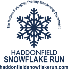 Haddonfield Snowflake Run logo