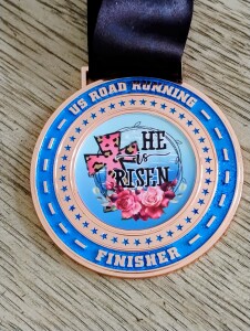 He is Risen Virtual 5K, 10K, 13.1M, & 26.2M (April 2026) logo