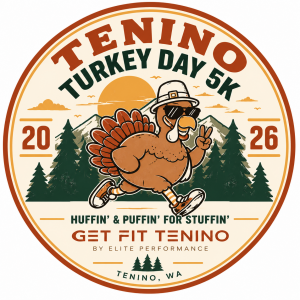 Tenino Turkey Day 5k logo
