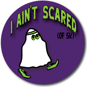 I Ain't Scared (of 5k) logo