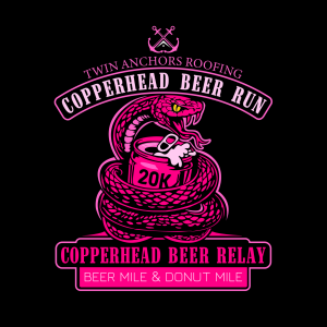 Twin Anchors Copperhead Beer Relay 20K and Beer Mile logo
