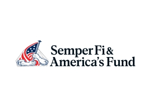 Double Tcs London Marathon Semper Fi & America's Fund Team logo
