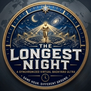 The Longest Night (A Synchronized Virtual Backyard Ultra) logo