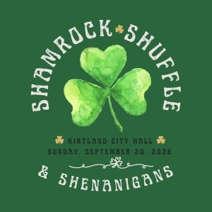 Kirtland Shamrock Shuffle & Shenanigans logo