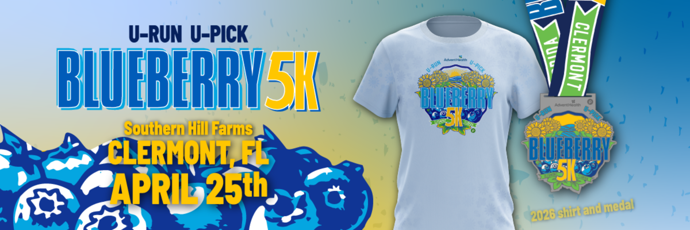 AdventHealth U Run U Pick Blueberry 5K