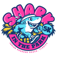 Shark in the Park 5K logo