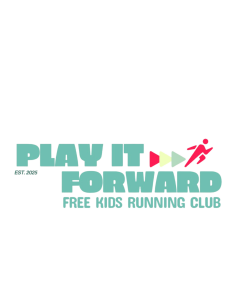 Play It Forward Spring Running Clinics logo