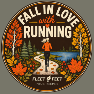 Fleet Feet Poughkeepsie's "Fall in Love with Running" Challenge logo