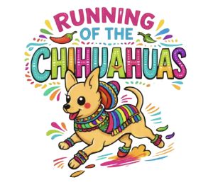 Animal Rescue League of El Paso's 9th Annual RUNNING OF THE CHIHUAHUAS logo