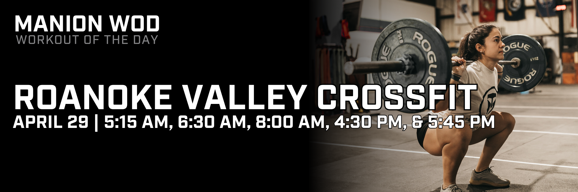 2026 Manion WOD - Roanoke Valley CrossFit