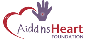 5K for Aidan J. Heart-Safe Communities logo