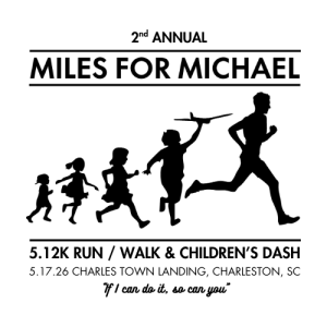 Miles for Michael 5.12K Run/Walk and Children’s Dash logo