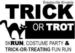 The Ken Ganley Companies and The Brecksville Kiwanis 13th Annual Trick-or-Trot logo