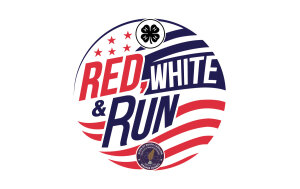 Red, White & Run logo