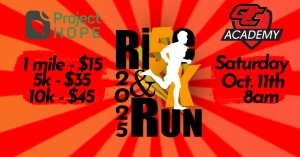 Rise and Run Fest 10K, 5K, & 1 Miler logo