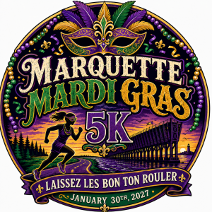 Mardi Gras 5K logo