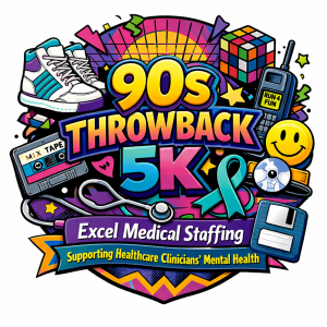 90s Throwback 5K logo