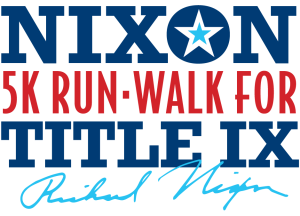 Nixon 5K for Title IX logo
