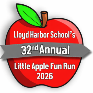 Lloyd Harbor School's 32nd Annual Little Apple Fun Run logo