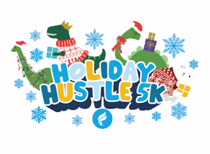 Holiday Hustle 5K- A festive 5K with a sweet finish logo